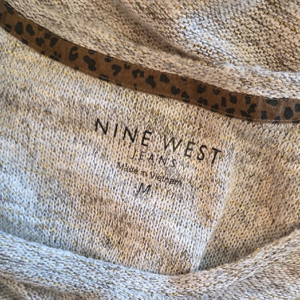 Nine West Knit Sweater with Shoulder Sequins - Picture 5 of 5